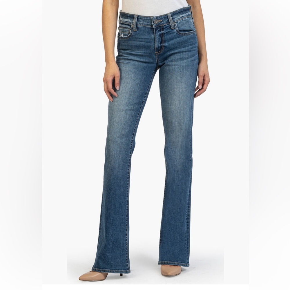 Kut from the Kloth Natalie High Rise Bootcut Jeans in Studious size 2